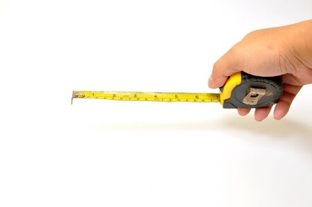 Cartridge meter isolated on white background の写真素材