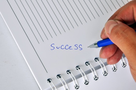 Pen writing Success