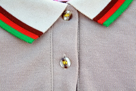 A part of a shirt with buttonsの写真素材