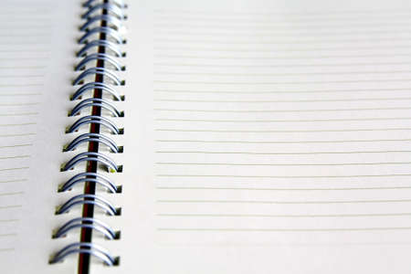 Blank NoteBook openの写真素材