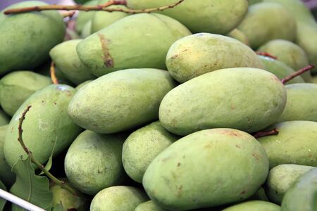 Raw mangoの写真素材