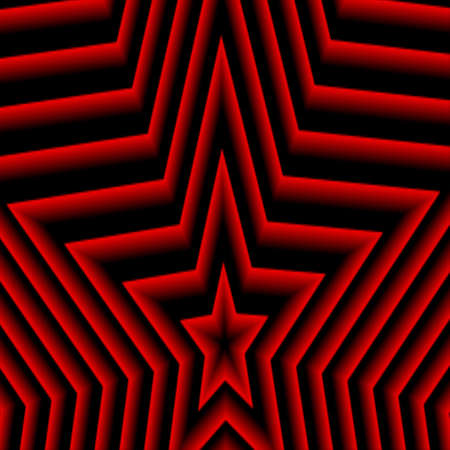 Red Stars Glowing in the Dark. Background graphic designの写真素材