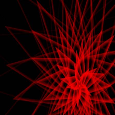 Red Stars Glowing in the Dark. Background graphic designの写真素材