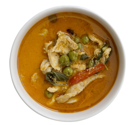Chicken panang curry, thai foodの写真素材