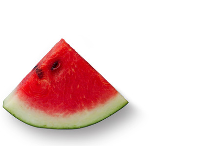 Watermelon slide background whiteの写真素材