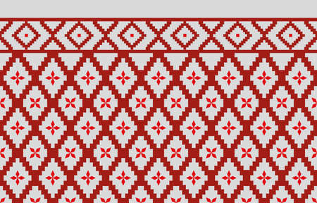 Vector image of a red tone geometric patternのイラスト素材