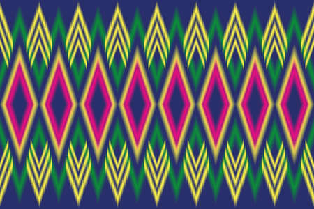 ikat style j-pec image seamless background comfortable style Suitable for printing on fabrics, textures, textiles, wallpaper, interior decoration, paper, patchwork.のイラスト素材