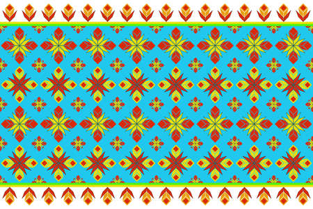 Geometric pattern Seamless Vector Background Suitable for printing into fabrics, woven fabrics, wallpaper, gift wrapping paper. or whatever you likeのイラスト素材