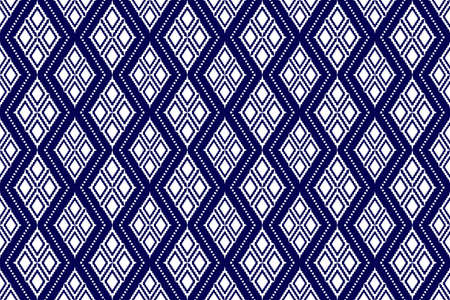 Traditional ethnic geometric patterns design for background carpet wallpaper clothing wrap batik fabric sarong embroidery style vector illustrationのイラスト素材