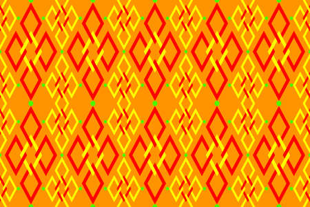 Traditional Thai traditional ethnic fabric background design seamless oriental for rugs,wallpapers,clothes,wraps,batik,fabric,silk,vector illustration,embroidery style.のイラスト素材