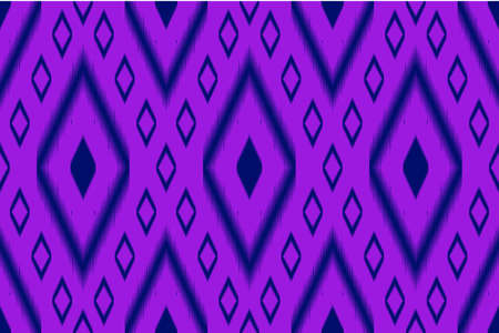 Seamless background, ikat pattern, suitable for destroying fabrics, textiles, wallpaper.のイラスト素材
