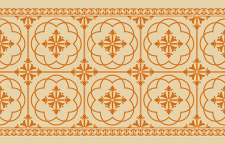 Abstract Lines Shapes Flowers Geometric Patterns Basics Patterns Continuous Backgrounds Pattern Design Clothing Wallpaper Full Printのイラスト素材