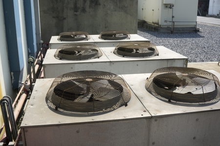 air conditioner fanの写真素材