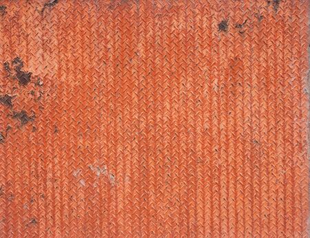 Rusty and decaying of steel panel