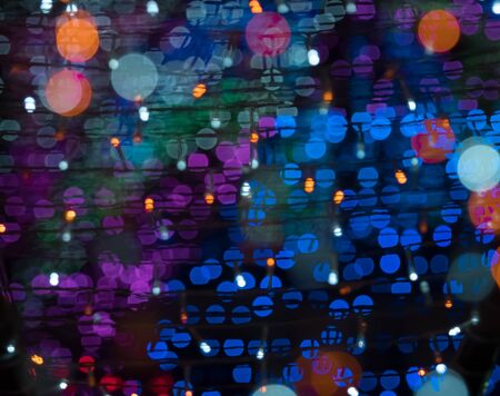Abstract blur background defocused of LED lightsの写真素材