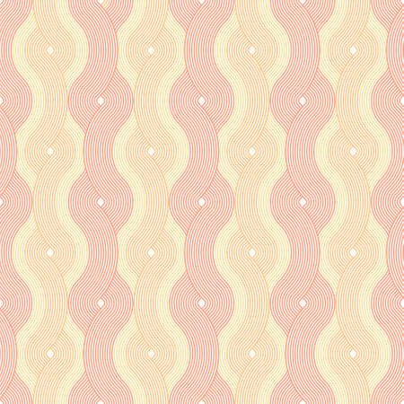 Modern stylish seamless pattern of Repeating colorful wavy striped elementsのイラスト素材