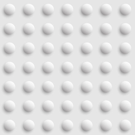 Abstract background 3D Circles seamless pattern for web, wallpaper, vectorのイラスト素材