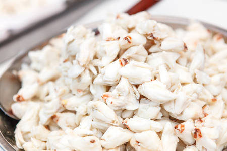 Crab meat in The market.の写真素材