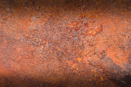 Rusty metal texture or rusty metal background. Grunge retro vintage of rusty metal plate for design with copy space for text or image. Dark edged.の写真素材