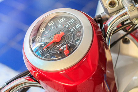 Motorcycle speedometer or Scooter speedometer for design.の写真素材