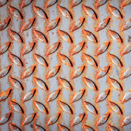 Rusty metal texture background for interior, exterior or industrial construction concept design.