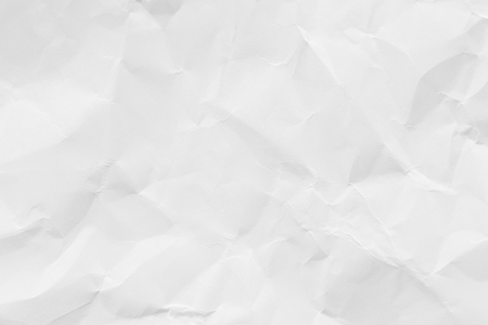 White crumpled recycled paper texture background for business communication and education design.のeditorial素材