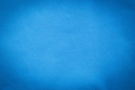Blue nylon fabric cloth background texture for designの写真素材