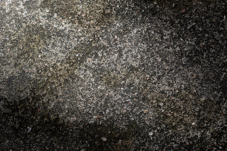 Gray textured cement wall background with fine concrete chips. Construction backgrounds