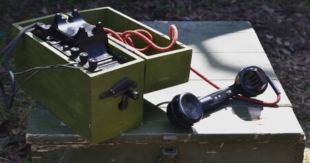 Lying on the ancient trunk connection kitの写真素材