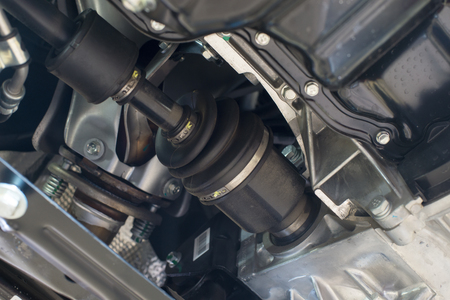 constant velocity joint mounted on the vehicleの写真素材