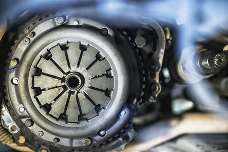 New clutch basket with shallow depth of fieldの写真素材