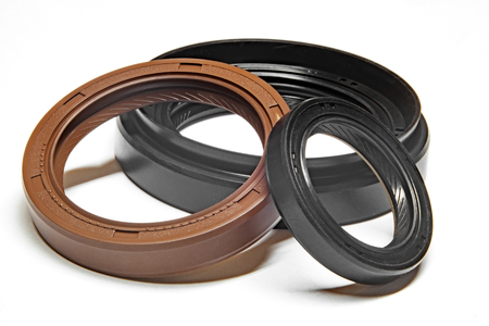 Oil seal with shallow depth of fieldの写真素材