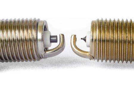car spark plugs with iridium electrode and ordinary