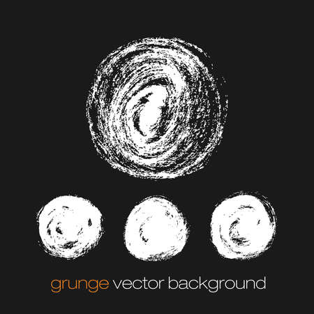 Grunge marker stains, lines, backgrounds and brushstrokesのイラスト素材