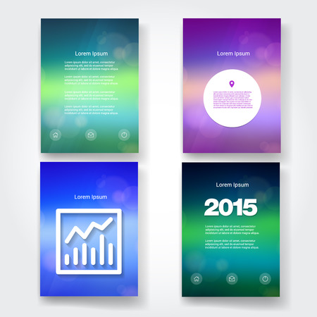 Templates. Design Set of Web, Mail, Brochures. Mobile, Technology, and Infographic Concept. Modern flat and line icons. App UI interface mockup. Web ux design.の写真素材