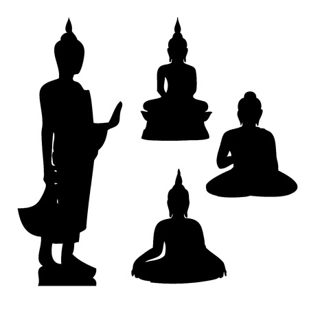 Buddha vectorのイラスト素材