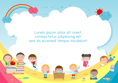 Back to school illustration.のイラスト素材