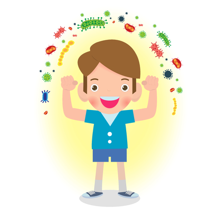Happy Father's Day greeting card. flat design,stock vector illustrationのイラスト素材