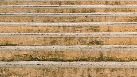 close up old stair way with textureの写真素材