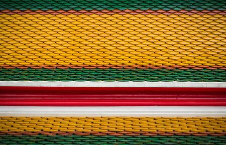 Roof of thai temple texture の写真素材
