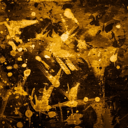 Grunge art paint on woodの写真素材