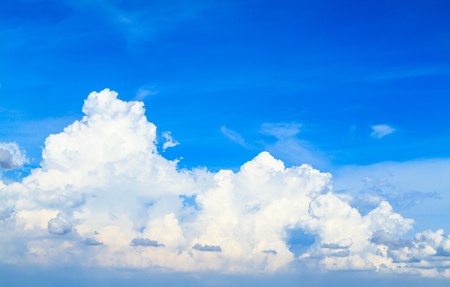 beautiful blue sky and cloudの写真素材