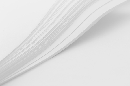 abstract image of  sheets white paper wave shapeの写真素材