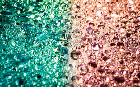 Water drop on glass background 
