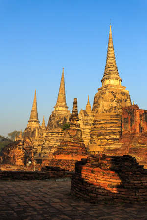 the old pagoda in Thailandの写真素材