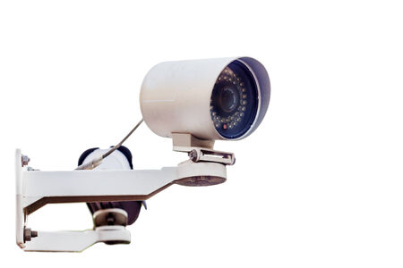 CCTV security cameraの写真素材