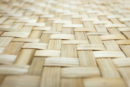 Thai handcraft of bamboo weave pattern for background