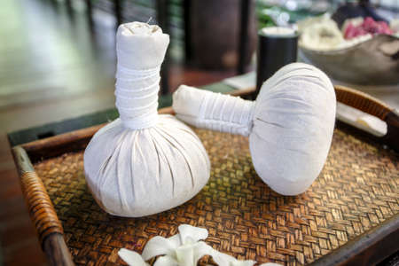 tools and accessories for spa treatmentsの写真素材