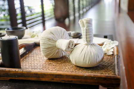 tools and accessories for spa treatmentsの写真素材