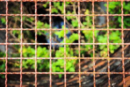Metal net. Close upの写真素材